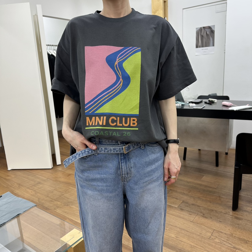 MYNAMEIS/AIME HOPE MAKE韓國東大門代購女裝新款熱賣T恤MYNAMEIS/AIME HOPE MAKET恤圖色2