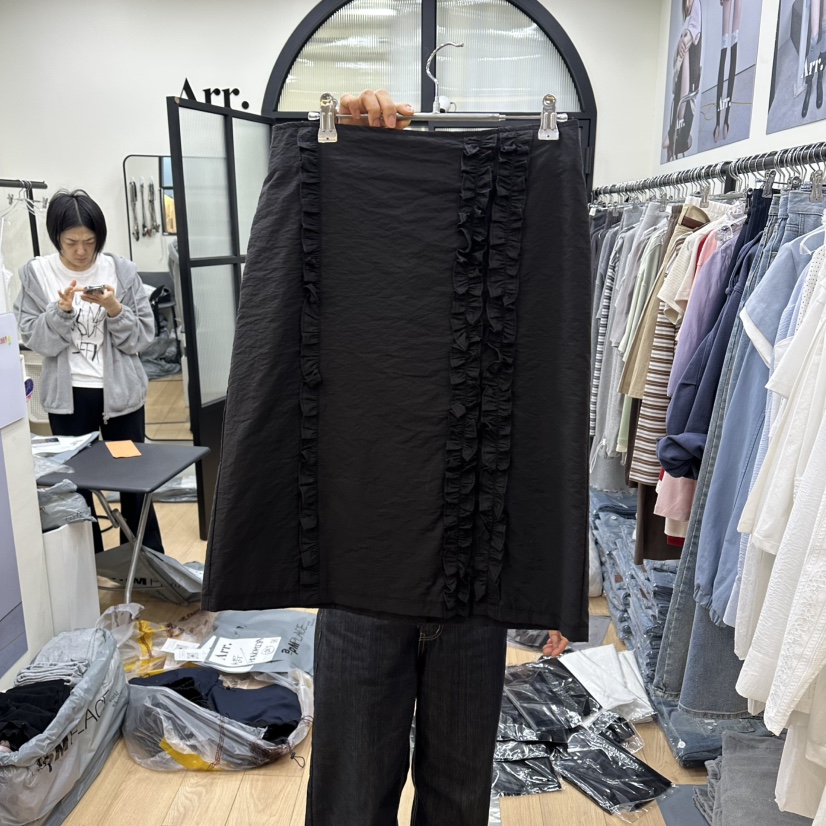 ARR韓國東大門直郵女士新品人氣26春夏時尚休閑熱賣職業長裙ARR長裙圖色2