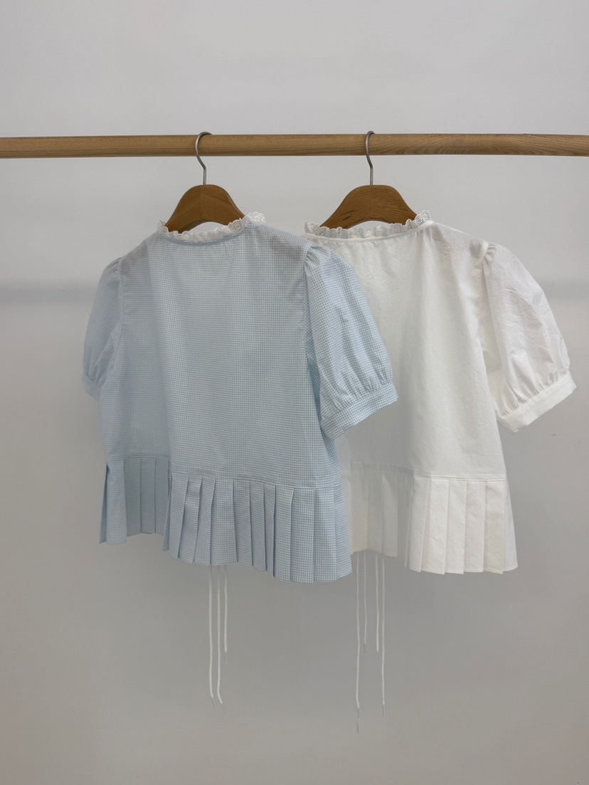 BY CHAPTER韓國直郵女士新品休閑熱賣職業時尚襯衫蕾絲衫BY Chapter襯衫/蕾絲衫