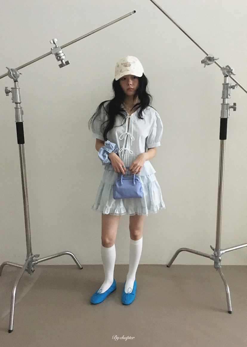 BY CHAPTER韓國直郵女士新品休閑熱賣職業時尚襯衫蕾絲衫BY Chapter襯衫/蕾絲衫