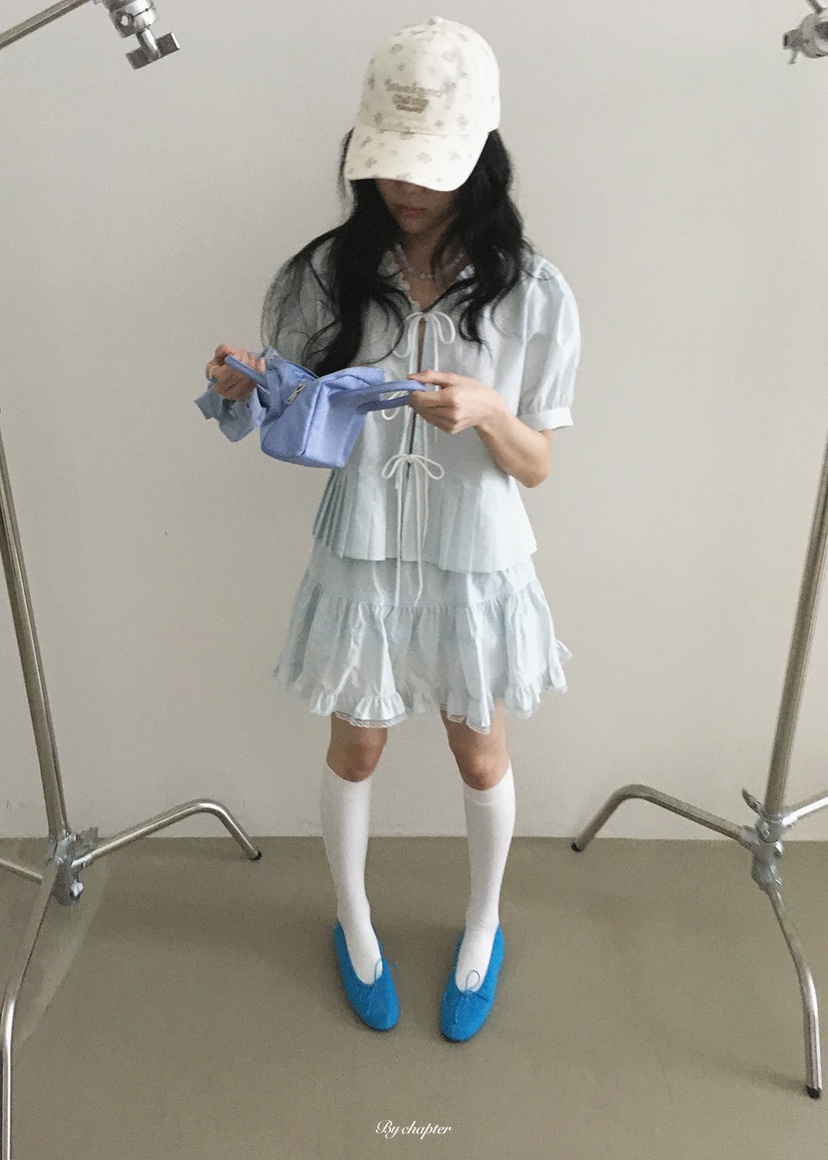 BY CHAPTER韓國直郵女士新品休閑熱賣職業時尚襯衫蕾絲衫BY Chapter襯衫/蕾絲衫