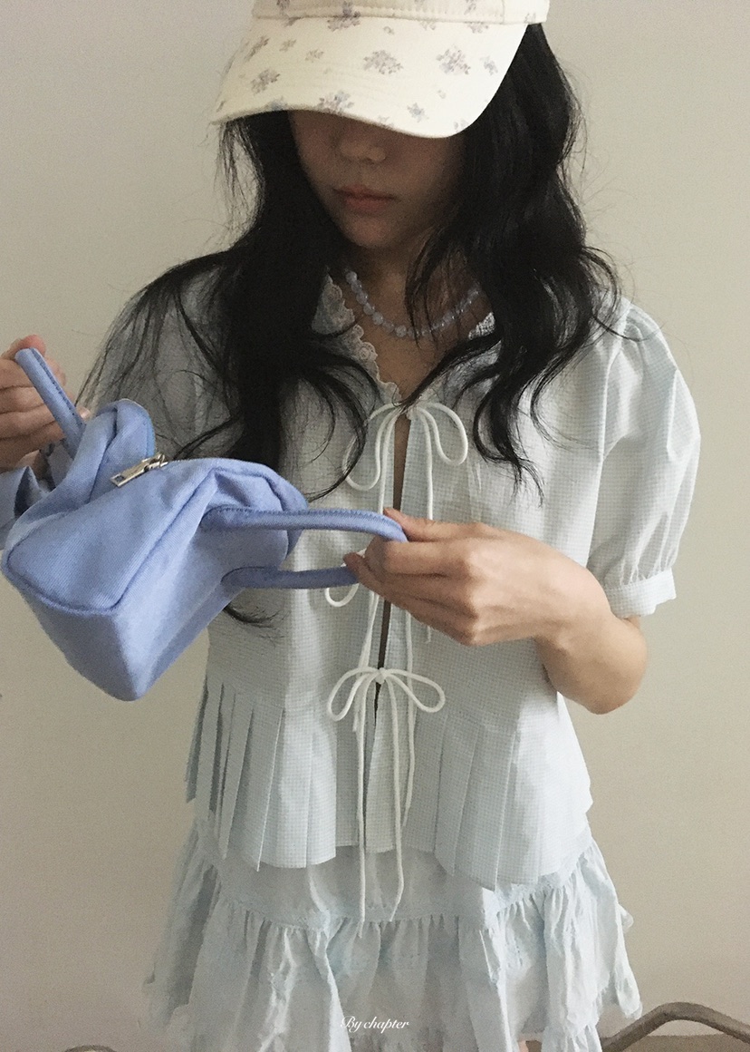 BY CHAPTER韓國直郵女士新品休閑熱賣職業時尚襯衫蕾絲衫BY Chapter襯衫/蕾絲衫