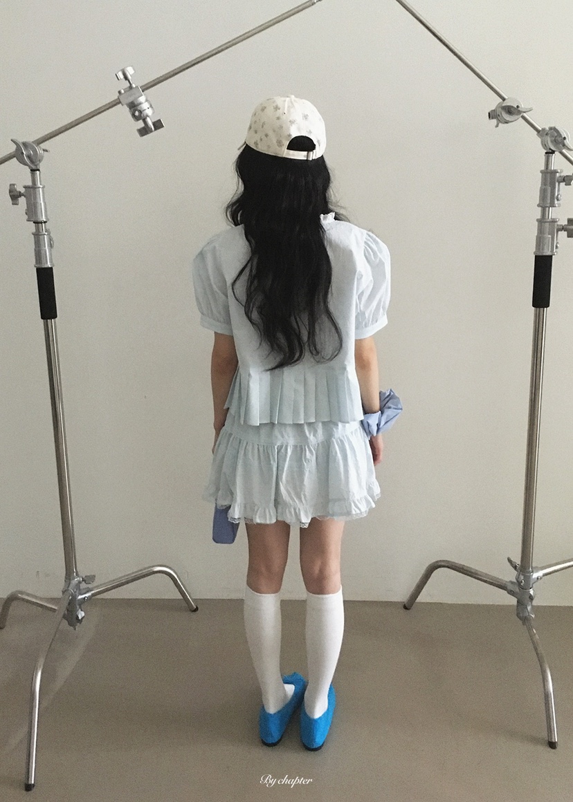 BY CHAPTER韓國直郵女士新品休閑熱賣職業時尚襯衫蕾絲衫BY Chapter襯衫/蕾絲衫