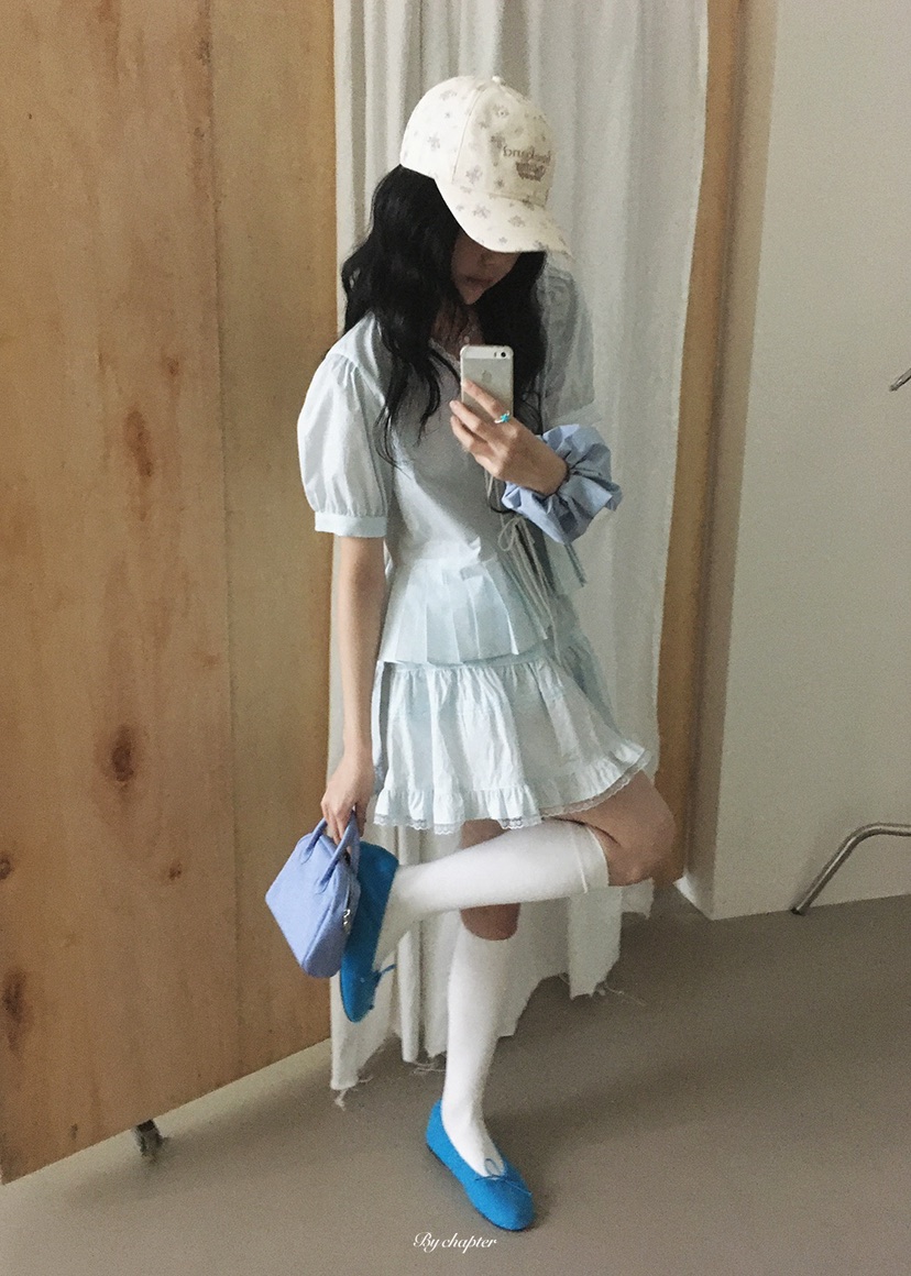 BY CHAPTER韓國直郵女士新品休閑熱賣職業時尚襯衫蕾絲衫BY Chapter襯衫/蕾絲衫