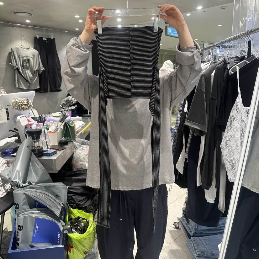 HERTZ-P韓國直郵女士新品休閑人氣26春夏職業吊帶背心天絲HERTZ-P吊帶/背心圖色2黑色