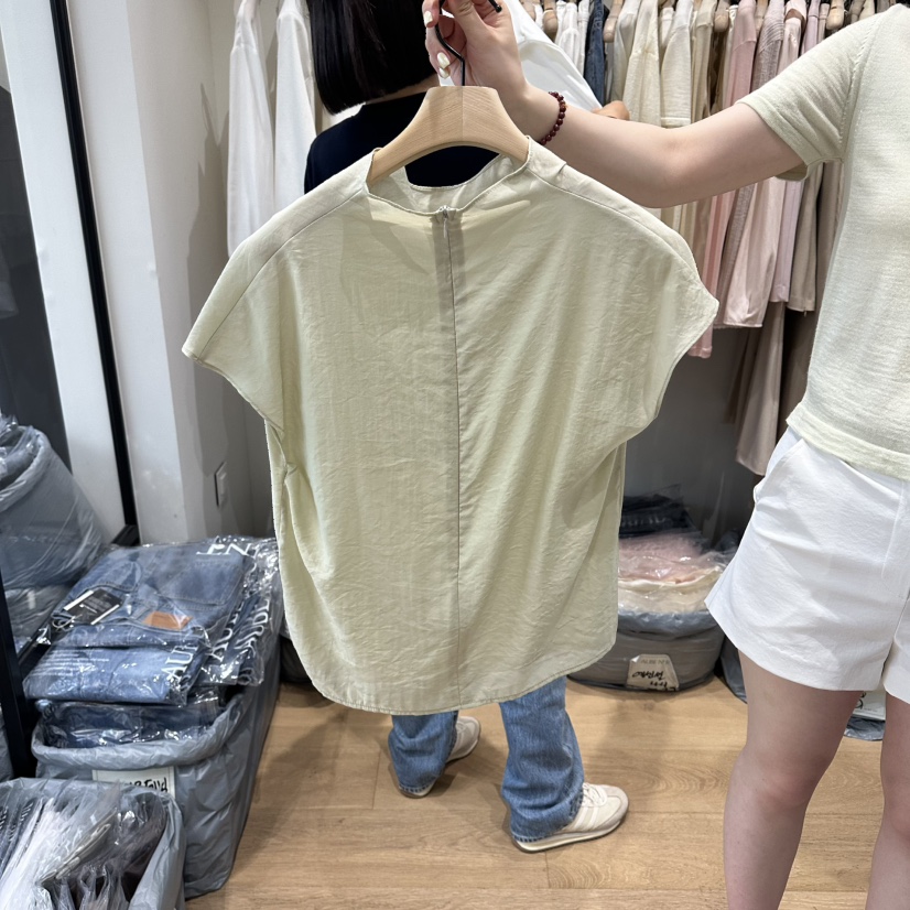 aube nunt韓國東大門直郵女士新款推薦休閑人氣襯衫蕾絲衫aube nunt襯衫/蕾絲衫