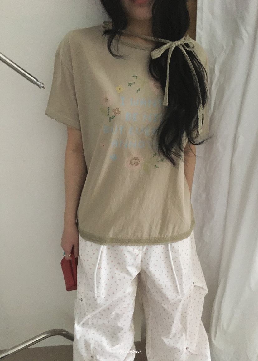 BY CHAPTER韓國東大門直郵女士新品職業休閑人氣熱賣T恤BY ChapterT恤圖色3