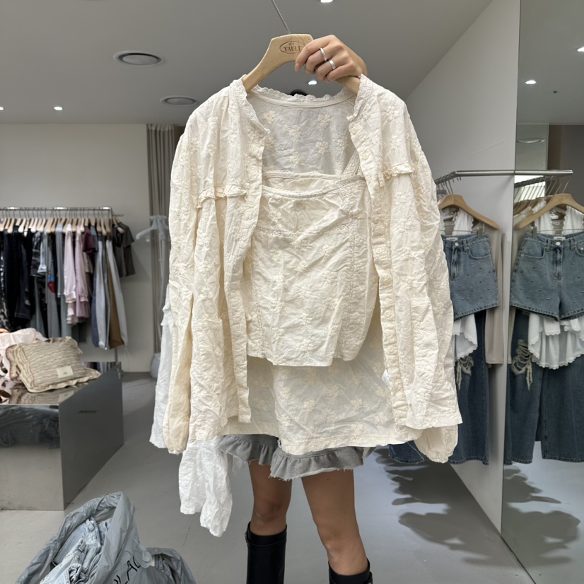 VAULT韓國東大門直郵女裝新品人氣職業推薦時尚26春夏套裝套裝VAULT套裝圖色2