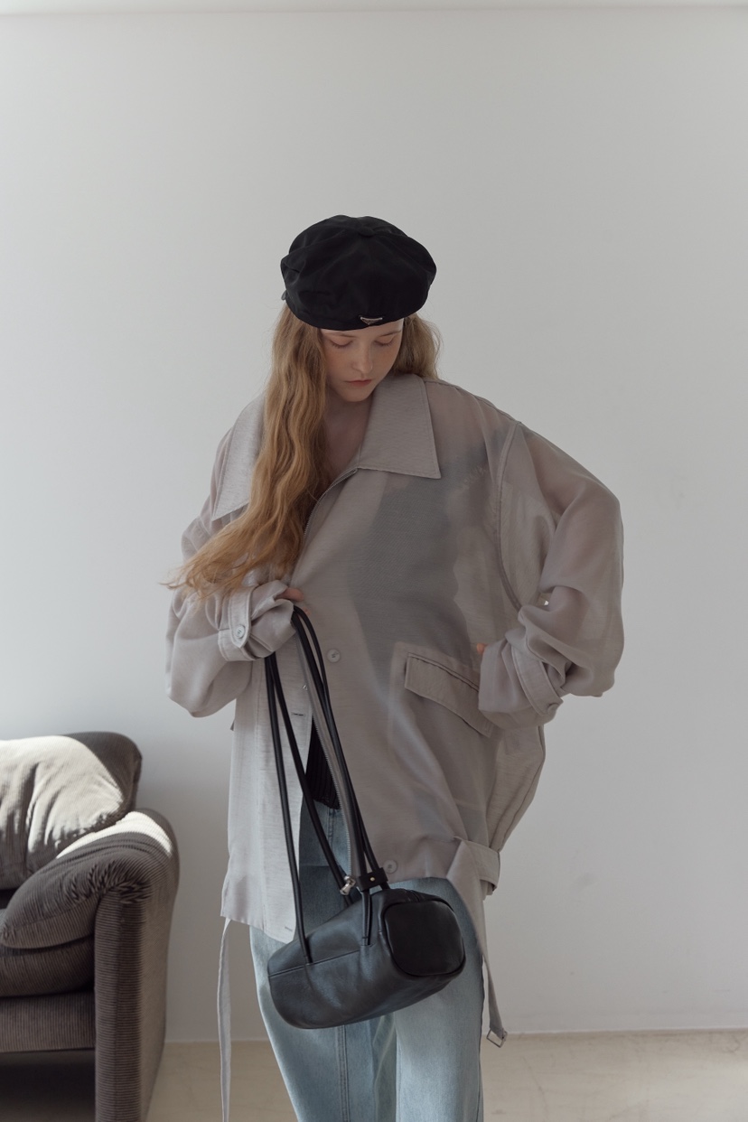 UOOV韓國東大門代購女士新款休閑熱賣26春夏職業夾克含腰帶UOOV夾克