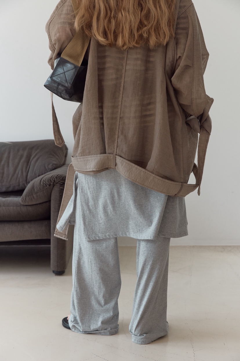 UOOV韓國東大門代購女士新款休閑熱賣26春夏職業夾克含腰帶UOOV夾克