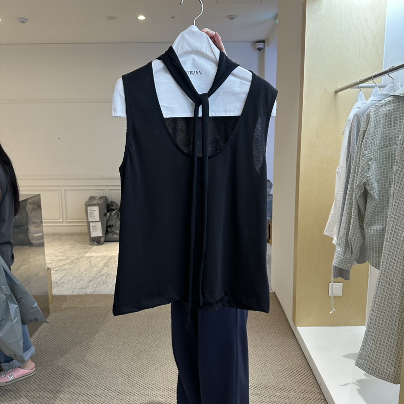 ARTISANAL韓國代購女裝新品時尚職業休閑熱賣吊帶背心絲綢ARTISANAL吊帶/背心圖色3