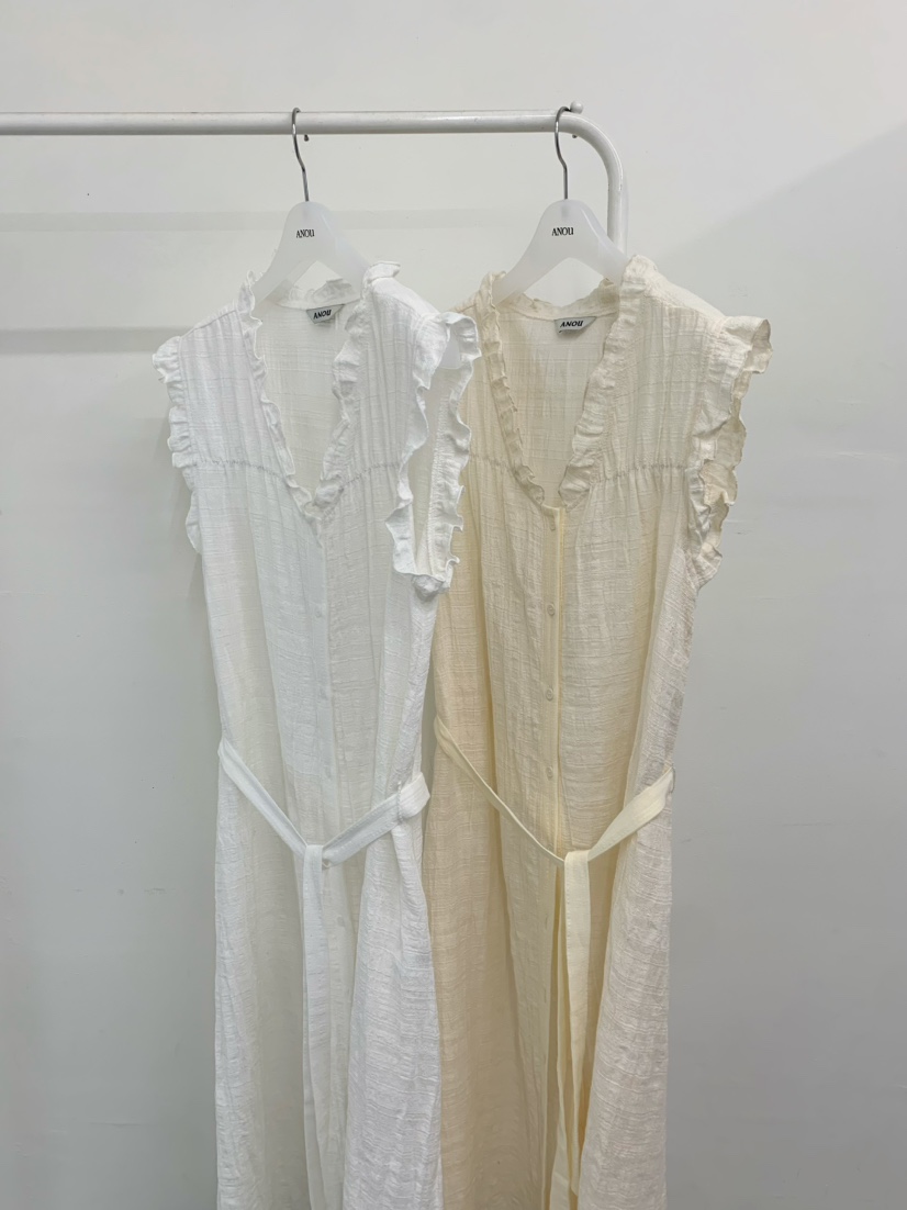 ANOU韓國東大門代購女士新品熱賣職業時尚休閑連衣裙含腰帶ANOU連衣裙