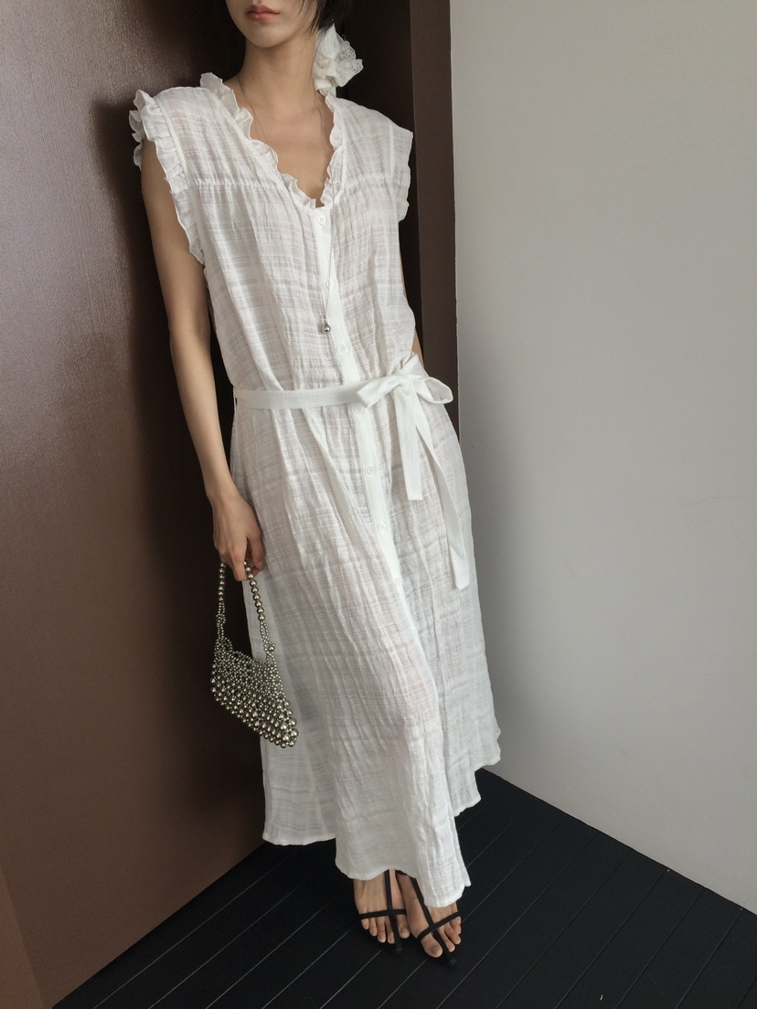 ANOU韓國東大門代購女士新品熱賣職業時尚休閑連衣裙含腰帶ANOU連衣裙