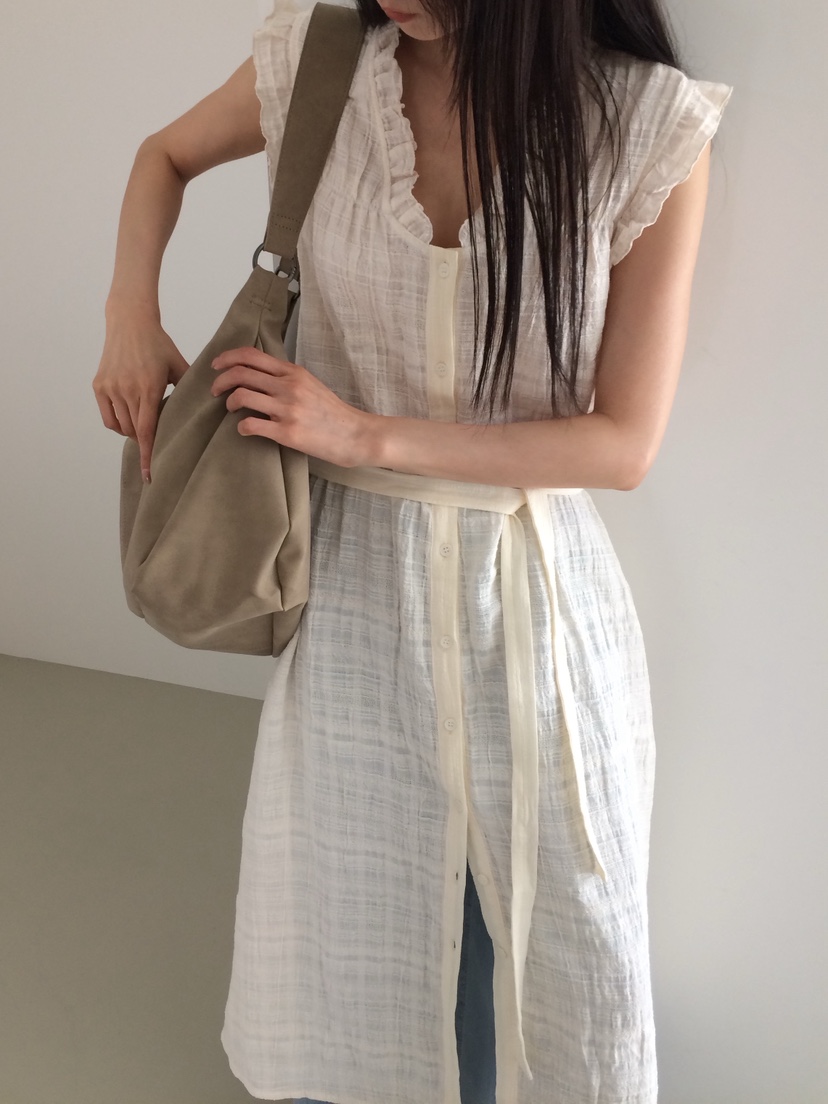 ANOU韓國東大門代購女士新品熱賣職業時尚休閑連衣裙含腰帶ANOU連衣裙