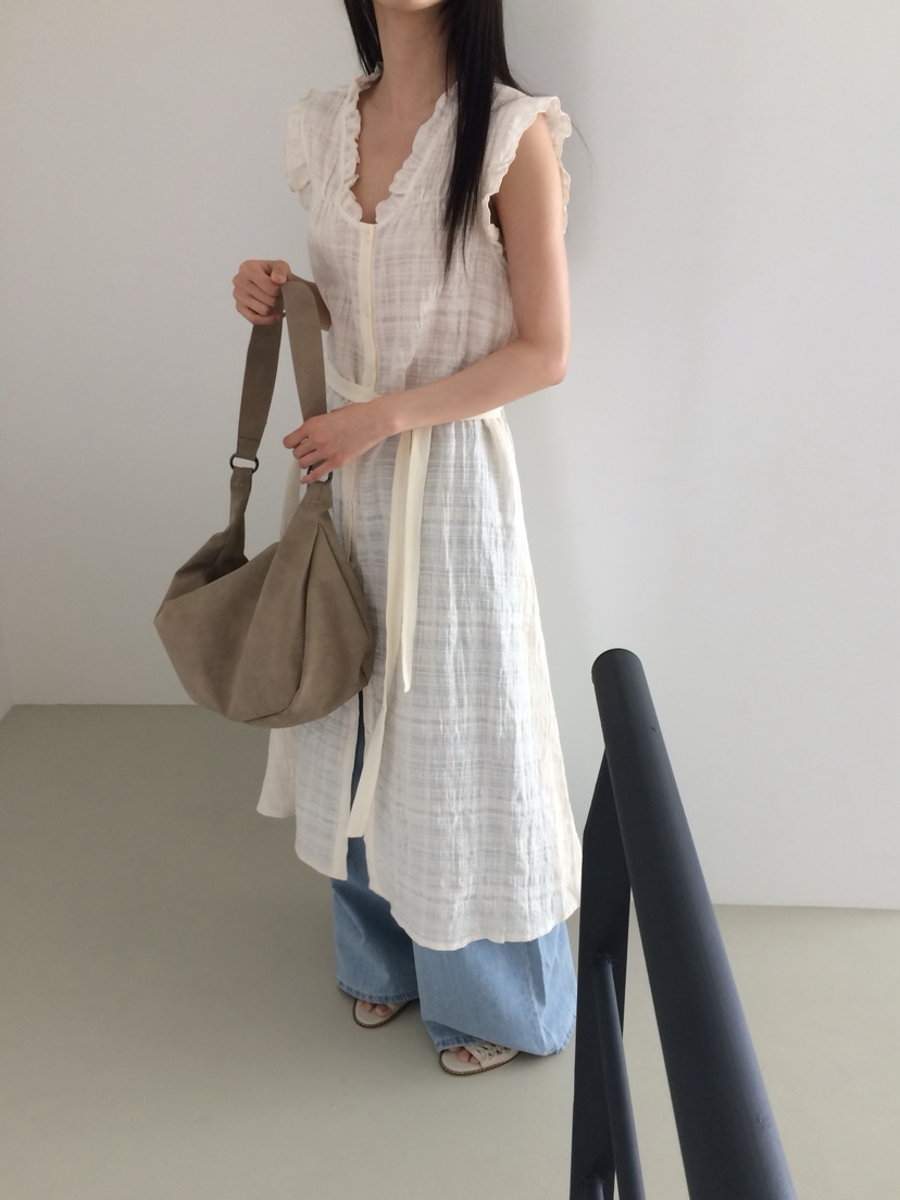 ANOU韓國東大門代購女士新品熱賣職業時尚休閑連衣裙含腰帶ANOU連衣裙