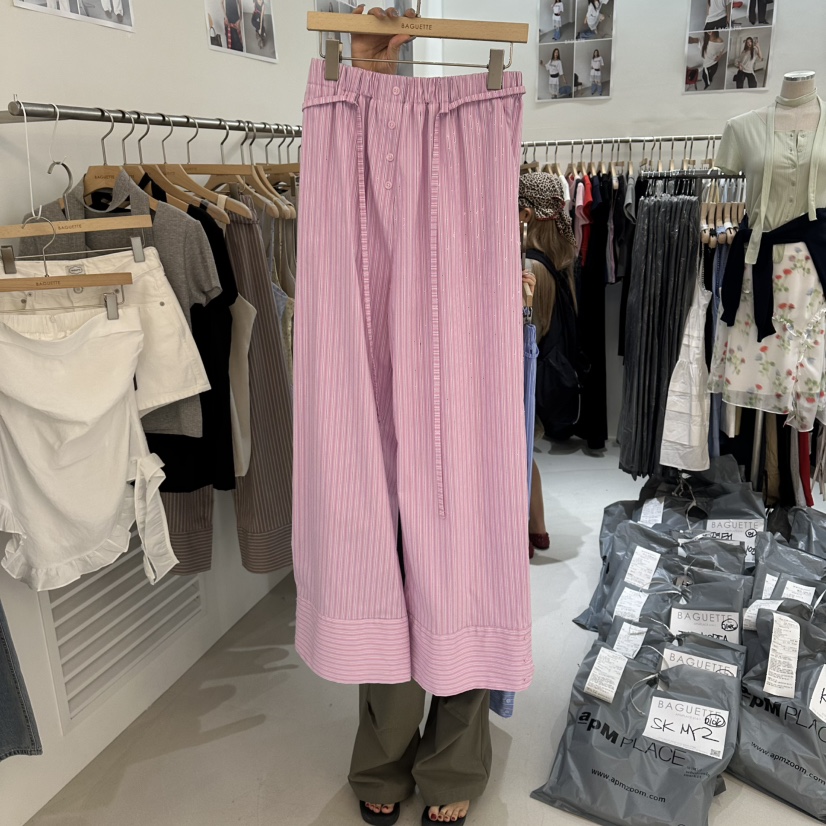 BAGUETTE-P韓國直郵女士新品推薦26春夏職業休閑時尚休閑褲BAGUETTE-P休閑褲圖色1