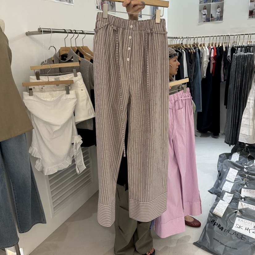 BAGUETTE-P韓國直郵女士新品推薦26春夏職業休閑時尚休閑褲BAGUETTE-P休閑褲圖色3