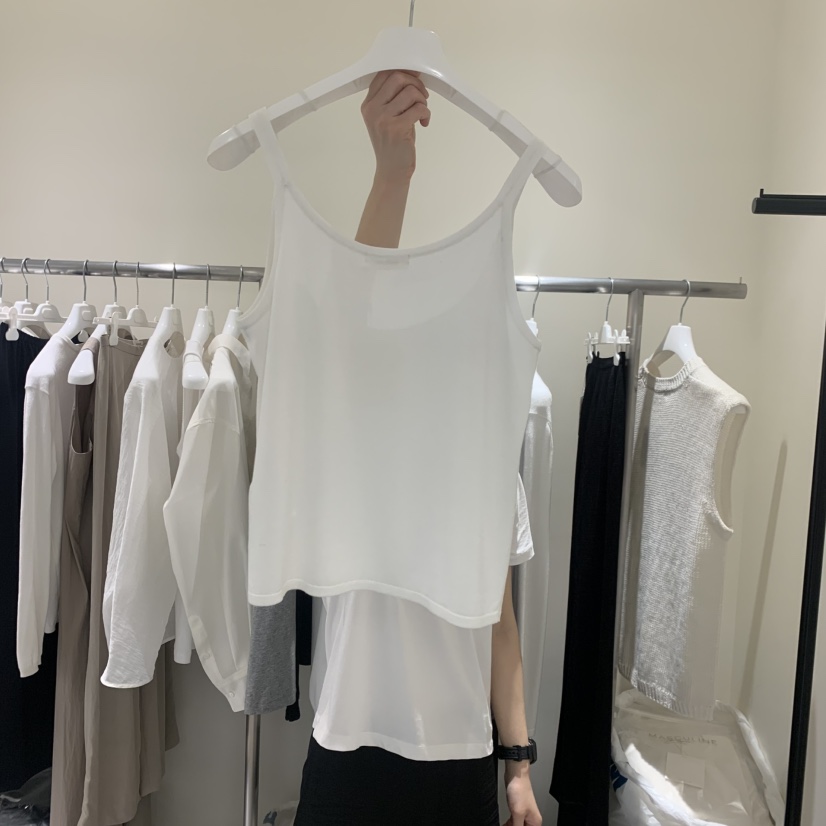MASCULINE韓國東大門直郵女裝新款熱賣26春夏吊帶背心修身MASCULINE吊帶/背心