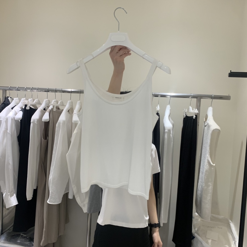 MASCULINE韓國東大門直郵女裝新款熱賣26春夏吊帶背心修身MASCULINE吊帶/背心圖色1