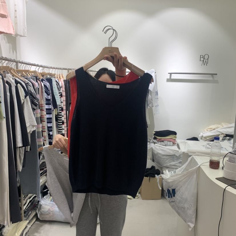 BY BOMI韓國東大門代購女裝新款推薦職業人氣吊帶背心V領BY BOMI吊帶/背心圖色3