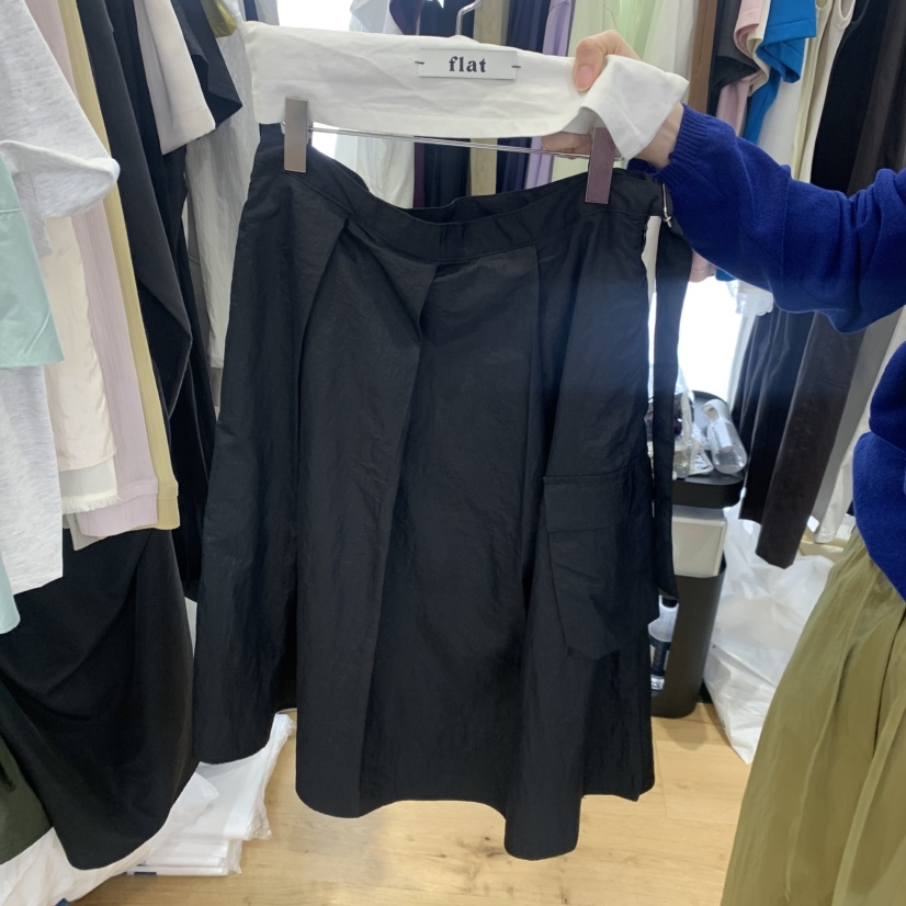 FLAT韓國東大門代購女士新品時尚職業推薦休閑半身裙中短裙FLAT半身裙/中短裙圖色1