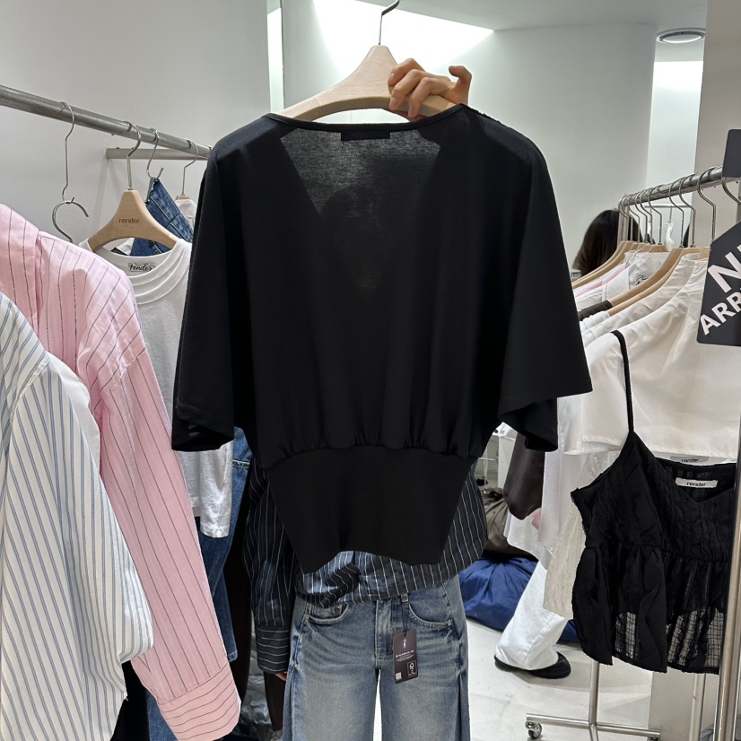RENDER韓國代購女裝新款熱賣時尚人氣休閑26春夏推薦職業T恤RENDERT恤