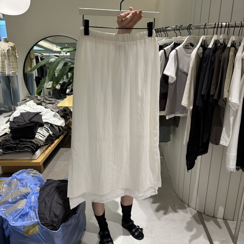 GRADE韓國直郵實拍女裝新品人氣職業26春夏時尚熱賣休閑長裙GRADE長裙