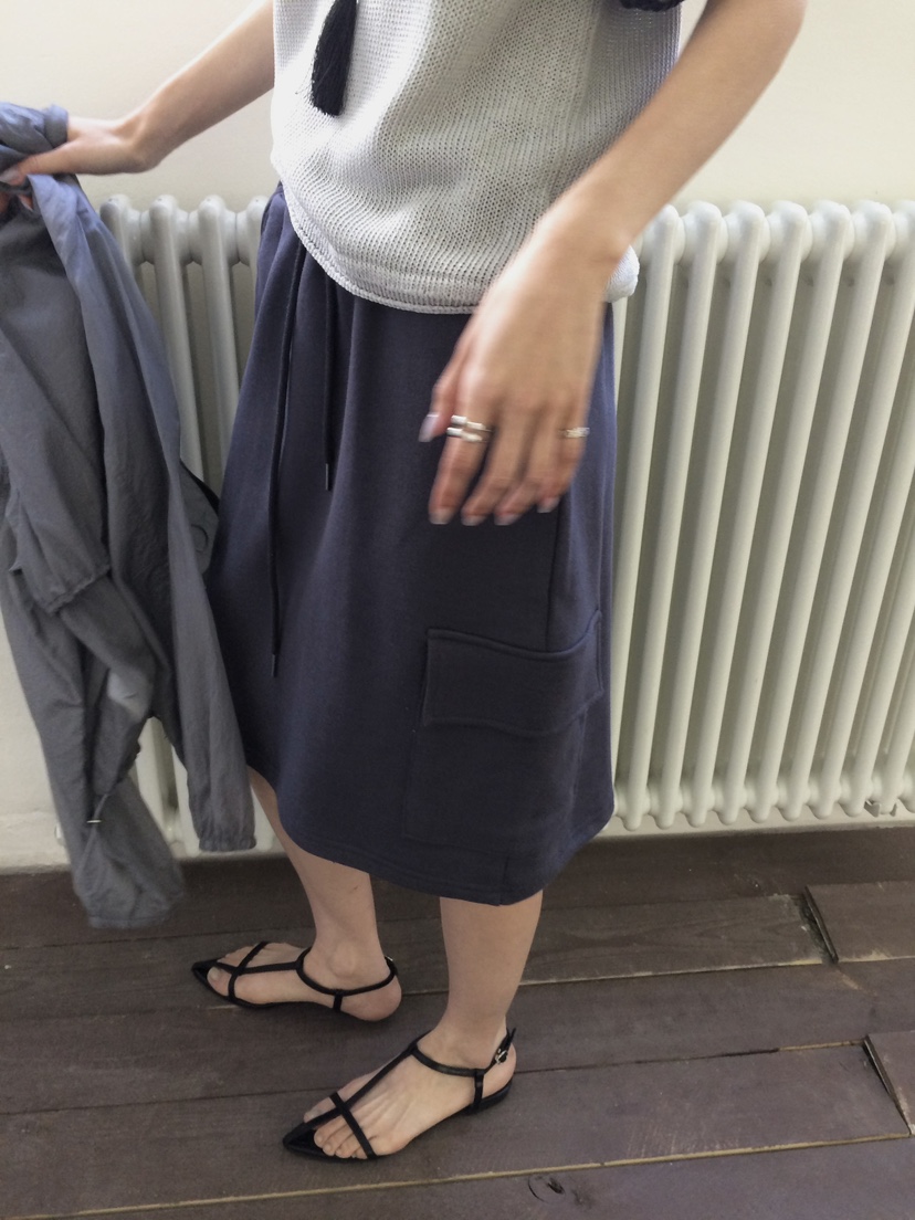 ANOU韓國直郵女士新款26春夏推薦職業人氣半身裙中短裙口袋ANOU半身裙/中短裙