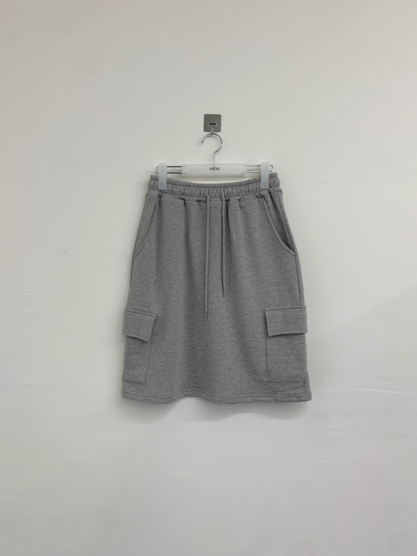 ANOU韓國直郵女士新款26春夏推薦職業人氣半身裙中短裙口袋ANOU半身裙/中短裙圖色1