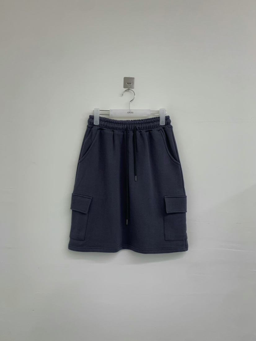 ANOU韓國直郵女士新款26春夏推薦職業人氣半身裙中短裙口袋ANOU半身裙/中短裙圖色2