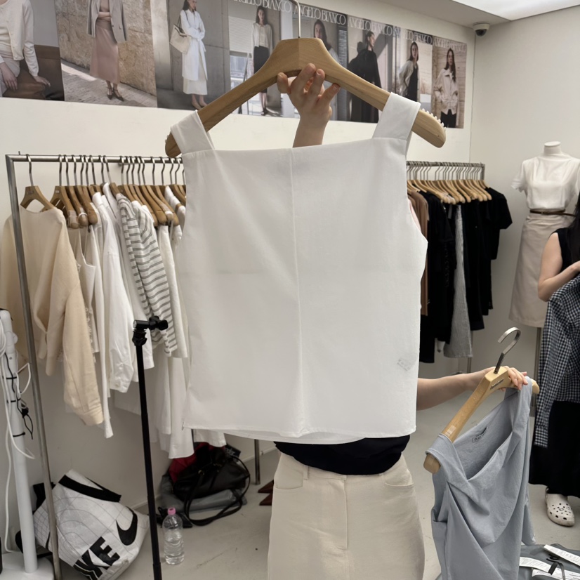 MER韓國東大門代購女士新品時尚休閑人氣熱賣推薦吊帶背心MER/ANGELO BIANCO吊帶/背心