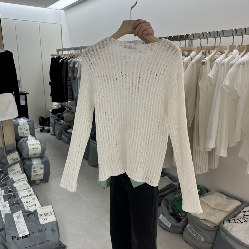 WRITTEN BY韓國直郵實拍女裝新款人氣26春夏職業針織衫柔軟WRITTEN BY針織衫