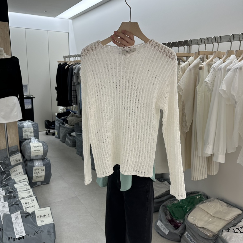 WRITTEN BY韓國直郵實拍女裝新款人氣26春夏職業針織衫柔軟WRITTEN BY針織衫圖色2