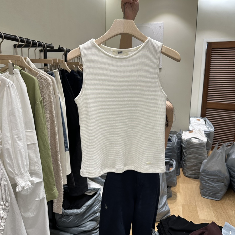 GILLI韓國東大門直郵女裝新款職業休閑26春夏推薦吊帶背心GILLI吊帶/背心圖色1