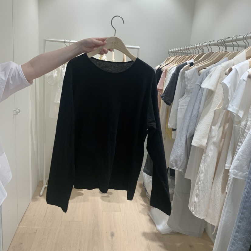 LIFFEY韓國直郵實拍女士新款職業人氣熱賣推薦長袖T恤亞麻LIFFEY長袖T恤圖色4