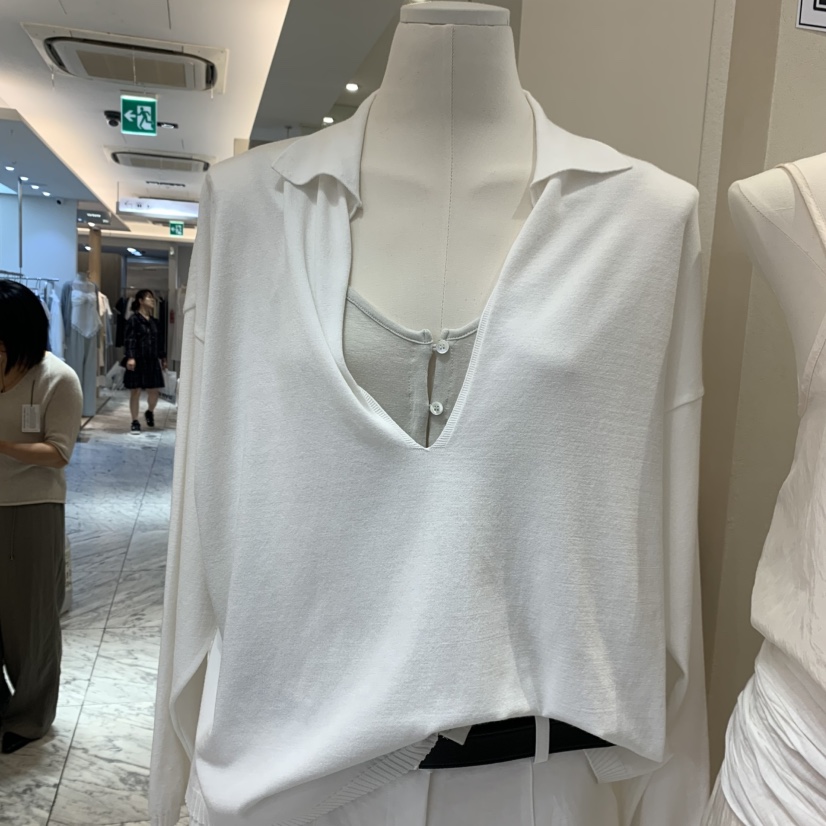 FLAT韓國東大門直郵女士新品休閑熱賣時尚推薦針織衫絲質FLAT針織衫圖色3