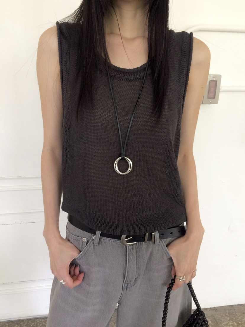 ANOU韓國代購女裝新款職業推薦26春夏時尚人氣休閑吊帶背心ANOU吊帶/背心