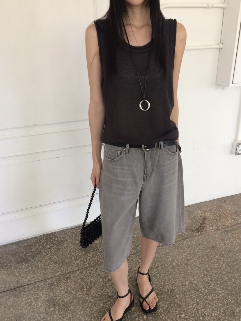 ANOU韓國代購女裝新款職業推薦26春夏時尚人氣休閑吊帶背心ANOU吊帶/背心