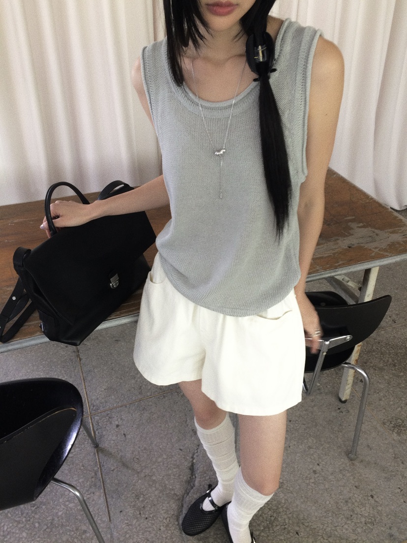 ANOU韓國代購女裝新款職業推薦26春夏時尚人氣休閑吊帶背心ANOU吊帶/背心