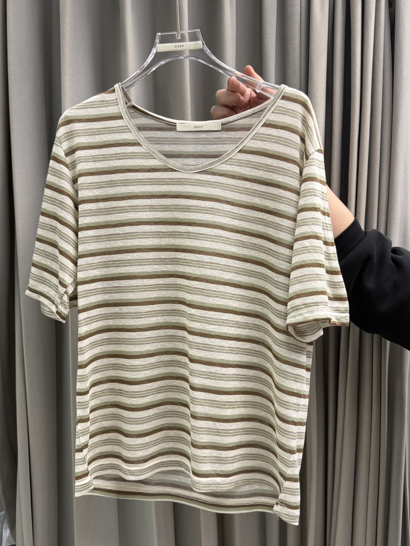 UOOV韓國東大門代購女裝新品人氣職業26春夏時尚熱賣休閑T恤UOOVT恤圖色1