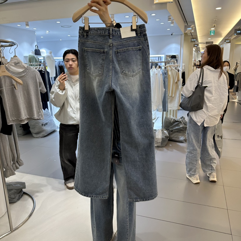 RENDER韓國東大門代購女裝新品推薦26春夏休閑熱賣牛仔褲RENDER牛仔褲