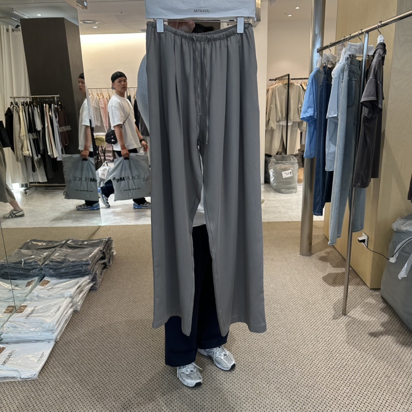 ARTISANAL韓國東大門代購女裝新品26春夏熱賣職業休閑褲褶皺ARTISANAL休閑褲圖色2