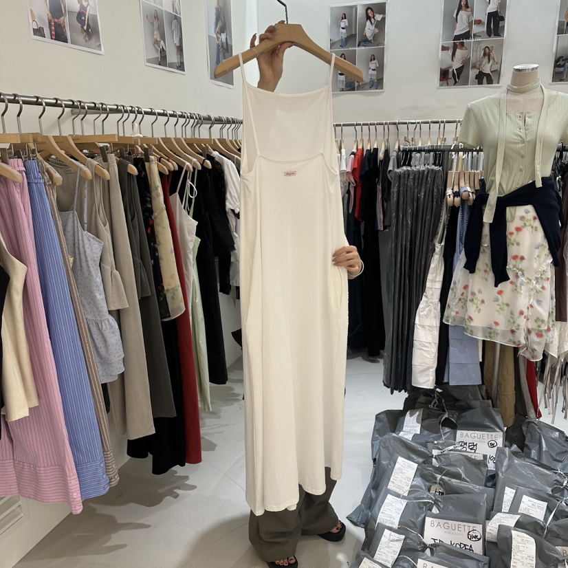 BAGUETTE-P韓國東大門代購女士新款人氣時尚職業連衣裙長款BAGUETTE-P連衣裙