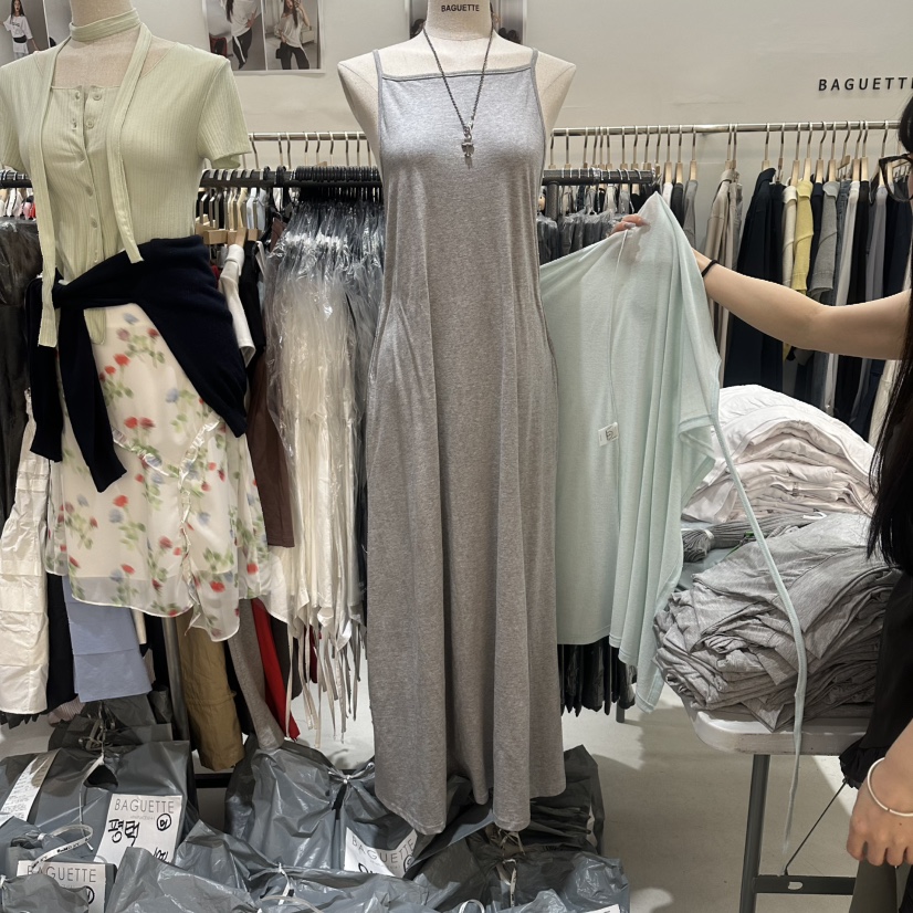 BAGUETTE-P韓國東大門代購女士新款人氣時尚職業連衣裙長款BAGUETTE-P連衣裙圖色4