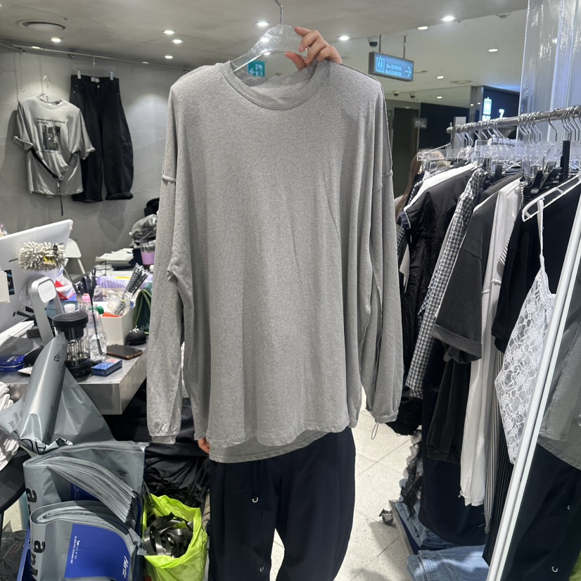 HERTZ-P韓國直郵實拍女士新品熱賣人氣職業26春夏長袖T恤HERTZ-P長袖T恤圖色2