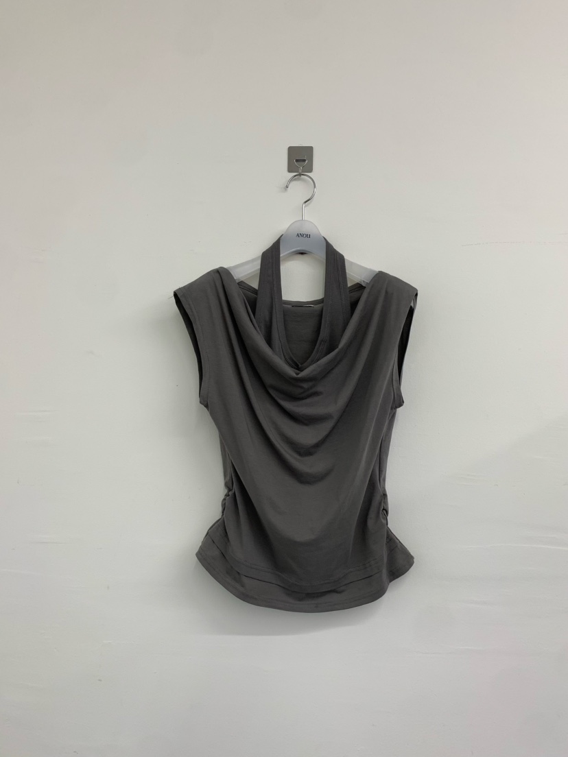 ANOU韓國直郵實拍女裝新品時尚休閑推薦職業吊帶背心披肩ANOU吊帶/背心圖色3墨色