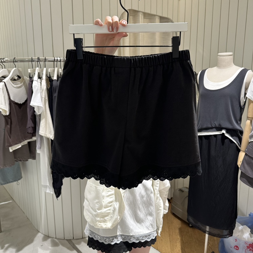GRADE韓國東大門代購女士新款時尚推薦26春夏職業熱賣短褲GRADE短褲圖色2黑色