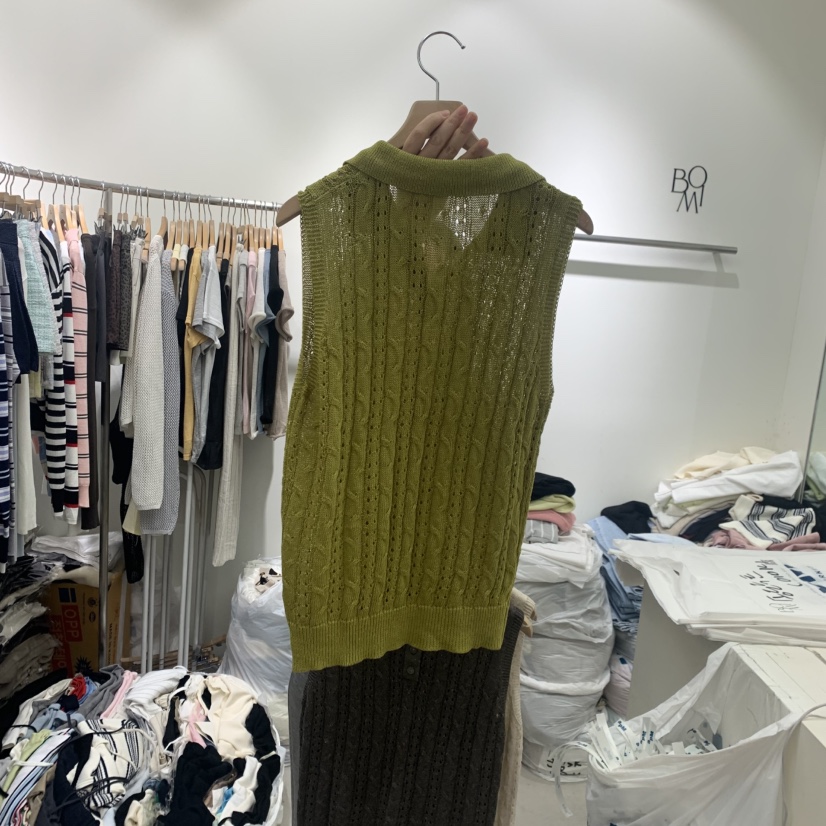 BY BOMI韓國東大門代購女士新品人氣推薦時尚職業吊帶背心BY BOMI吊帶/背心