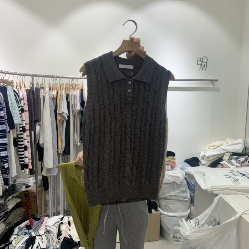 BY BOMI韓國東大門代購女士新品人氣推薦時尚職業吊帶背心BY BOMI吊帶/背心圖色2