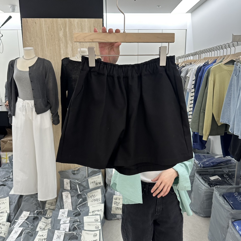 WRITTEN BY韓國東大門直郵女裝新品休閑職業推薦人氣短褲WRITTEN BY短褲圖色2